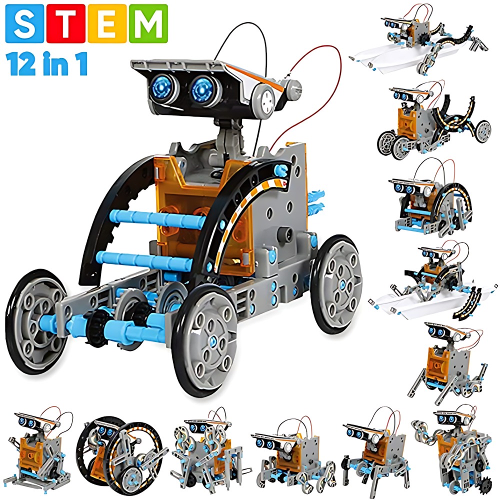 Science Project Diy - Bloques de construcción de robots solares