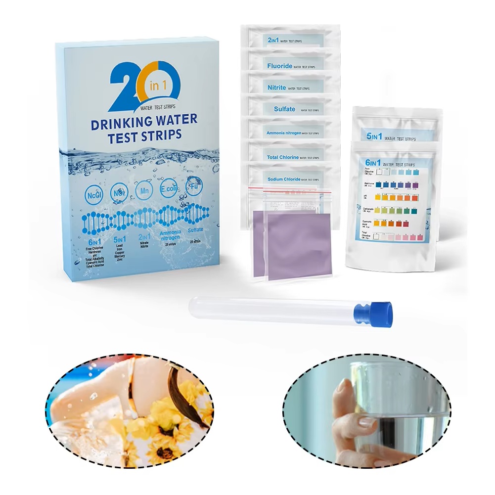Water Testing Kit - Tiras Reactivas para Análisis de Agua