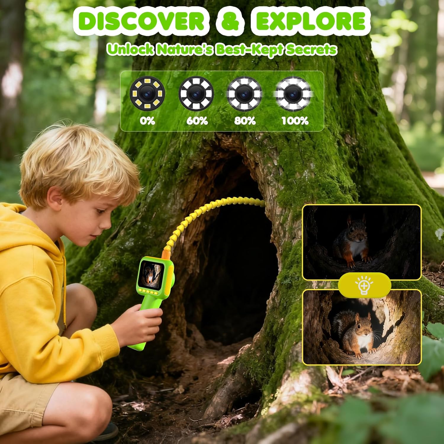 Science Nature - Endoscopio para Niños, Cámara de Inspección
