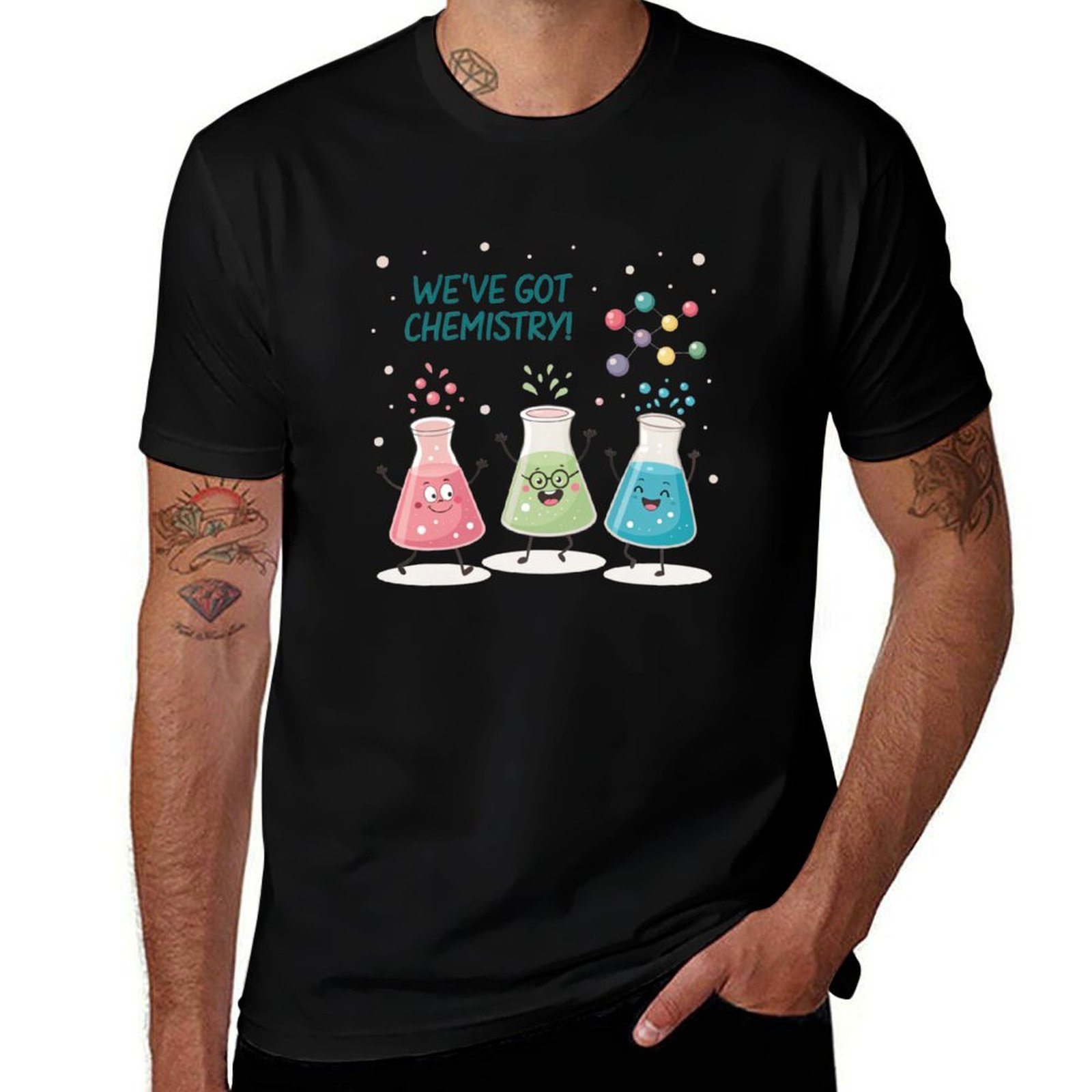 Science Buddy - Camiseta Science Beaker Buddies, camiseta ligera