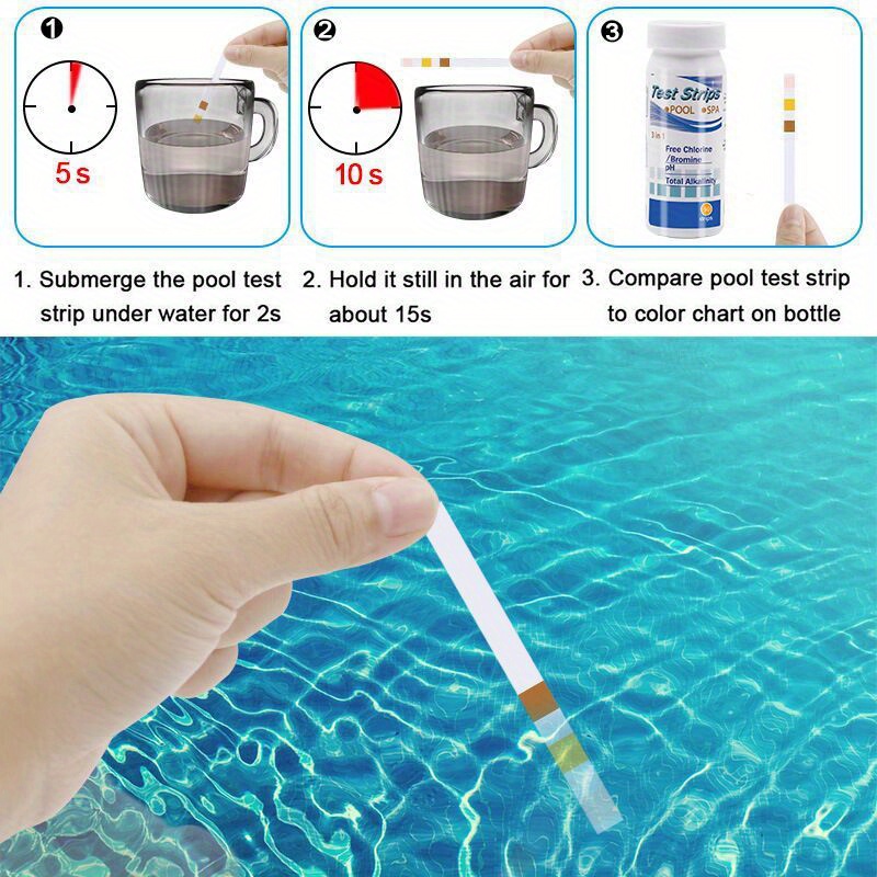 Tiras Reactivas de Cloro y pH  - Water Testing Kit reseña y precio