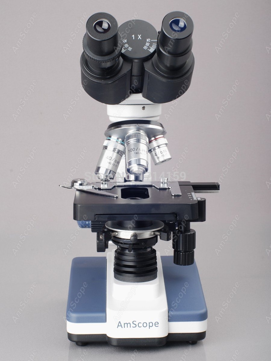 Microscopio Compuesto Binocula - Amscope Microscope Compound 40X-1000X reseña y precio