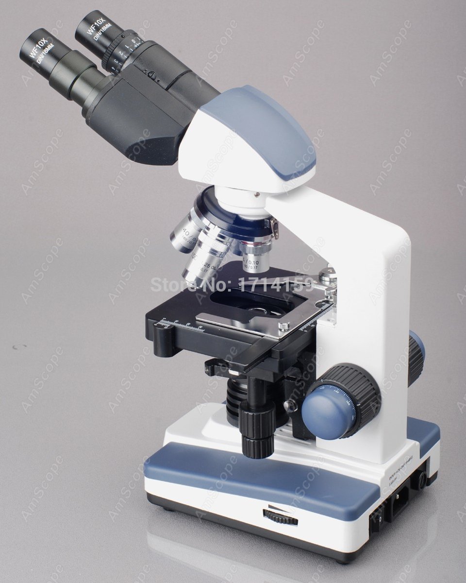 Microscopio Compuesto Binocula - Amscope Microscope Compound 40X-1000X reseña y precio